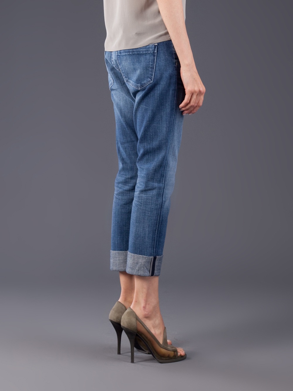 Citizens of humanity Dani Cropped Jeans in Blue | Lyst