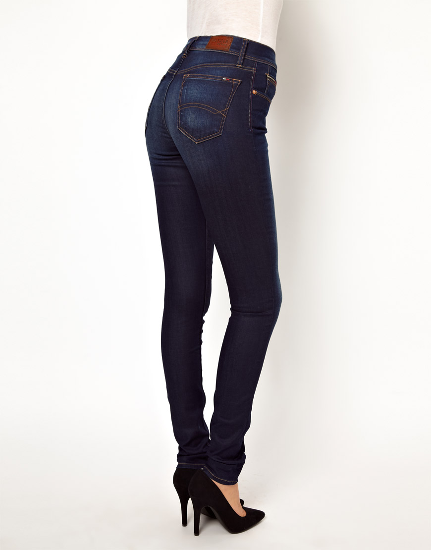 tommy hilfiger high rise skinny santana