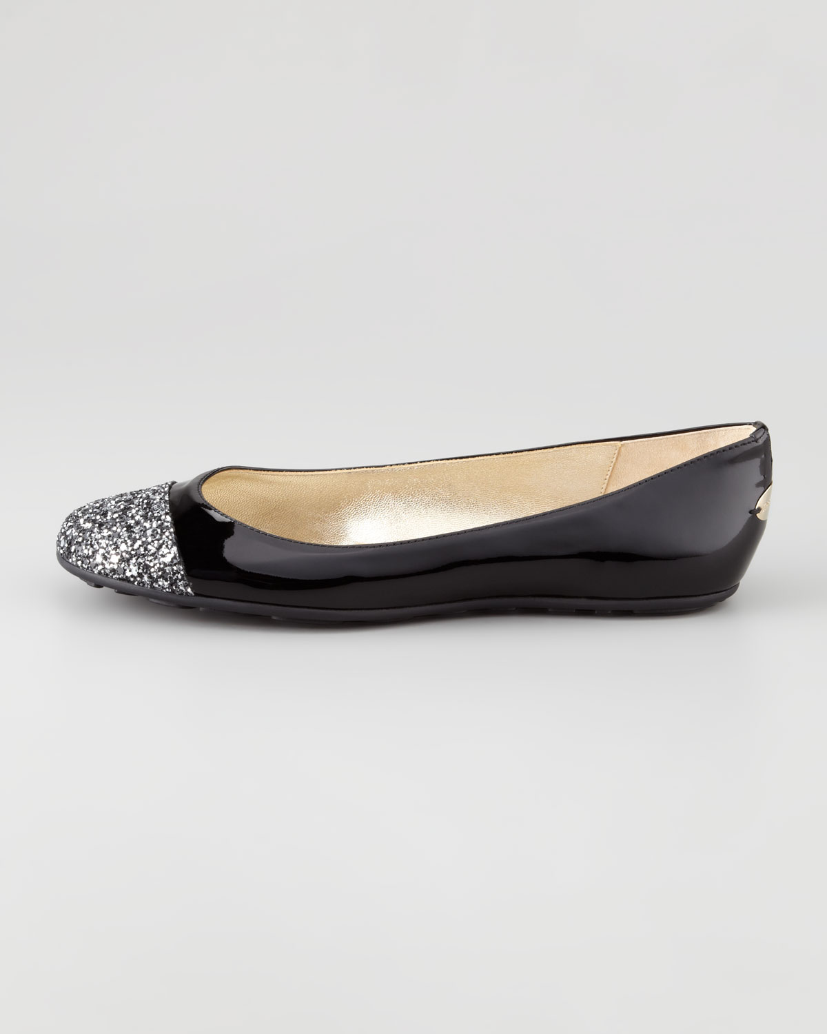 jimmy choo modell glitter ballet flats