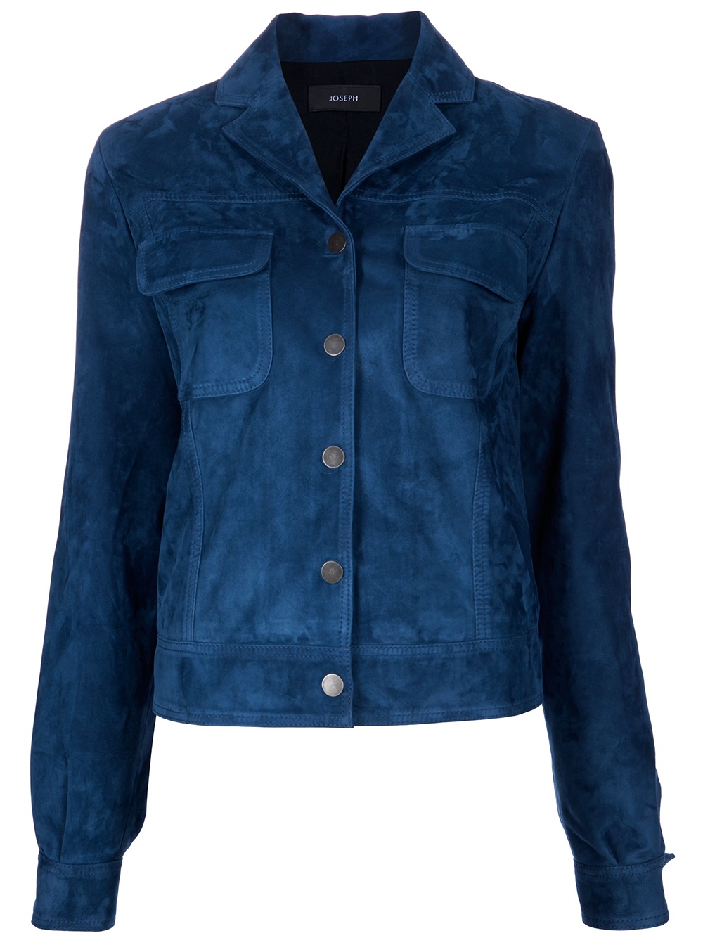 Lyst Joseph Suede Jacket In Blue 4696