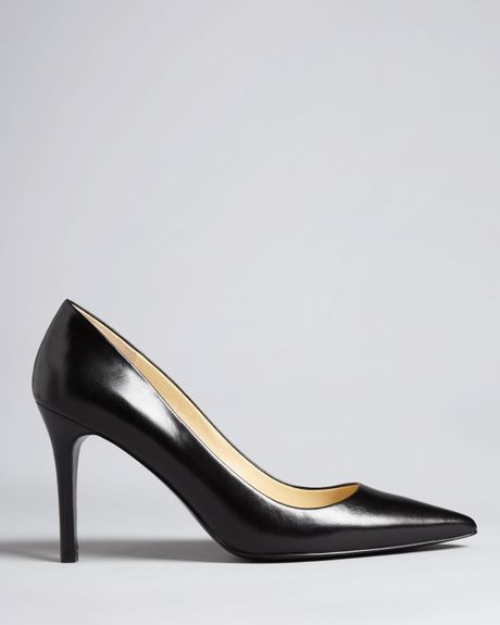 Lauren By Ralph Lauren Pointed Toe Pumps Adena High Heel in Black | Lyst