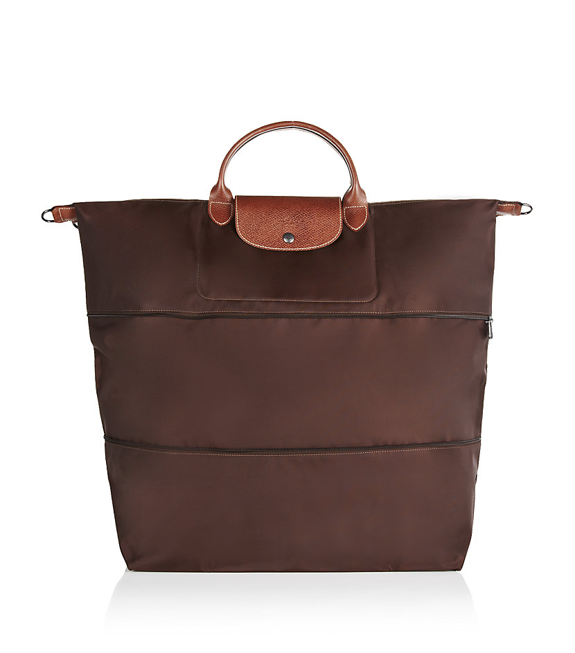 Longchamp Le Pliage Expandable Travel Bag in Brown (chocolate) | Lyst