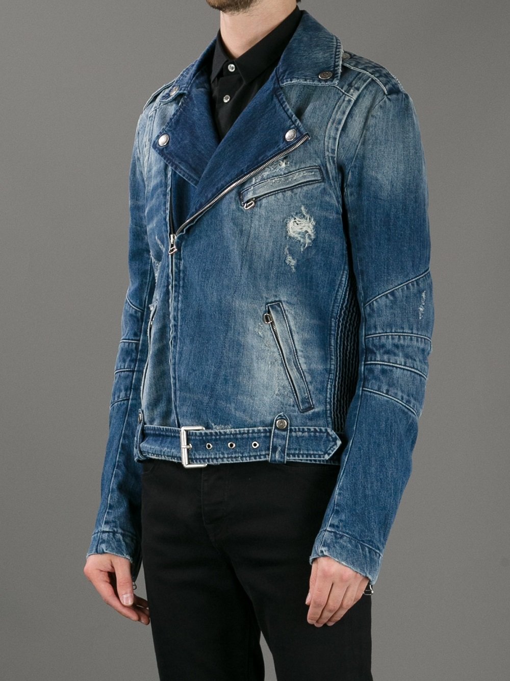 Balmain Jeans Jacket : Also set sale alerts and shop exclusive offers