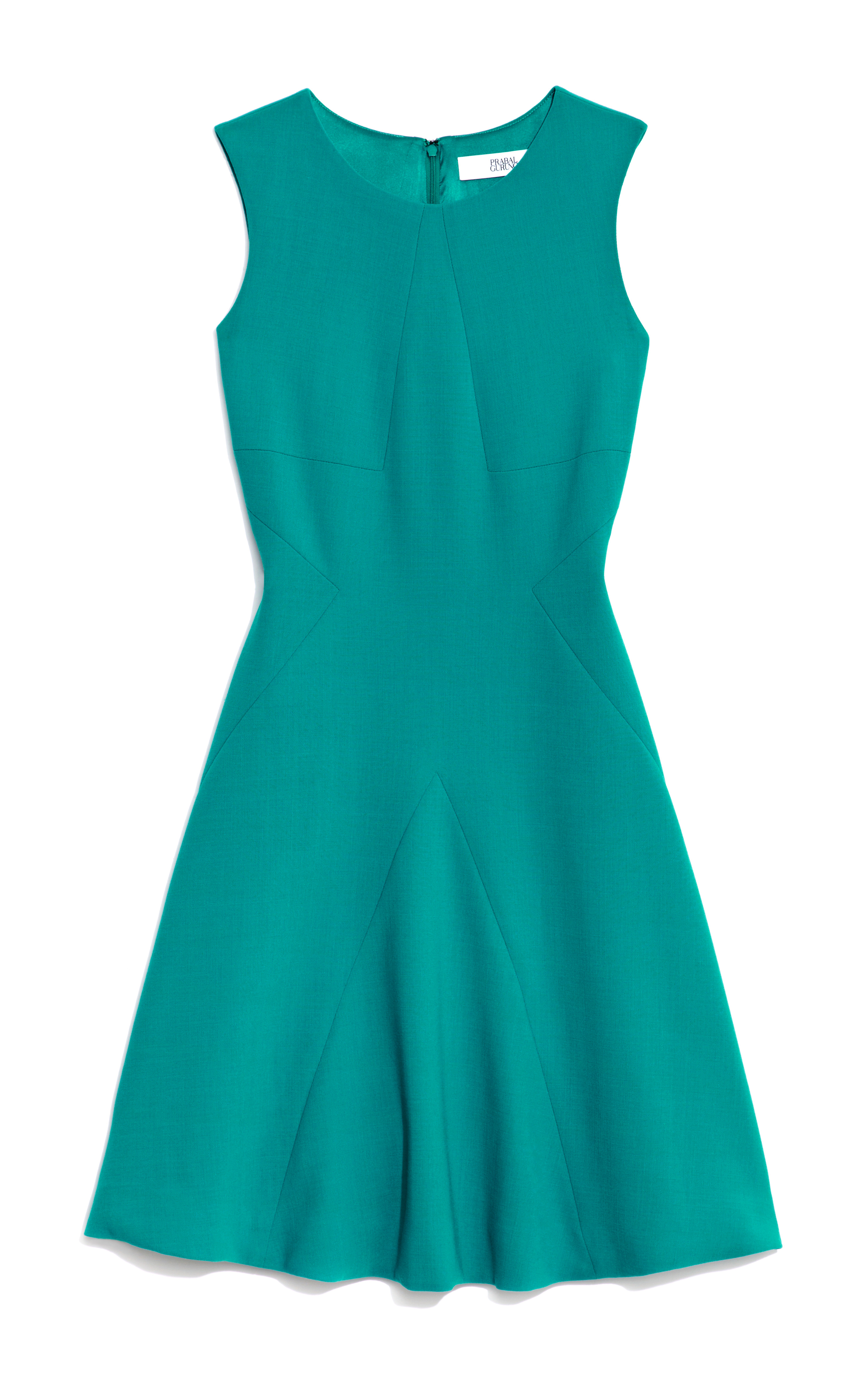 Prabal Gurung Graphic Angular Dress in Teal | Lyst