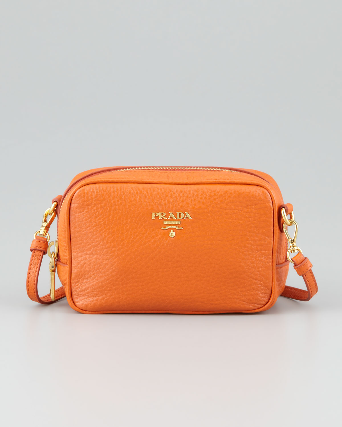 Orange Crossbody Purse Best Image Ccdbb Org Lyst Prada Mini Ziptop Crossbody Bag In Orange