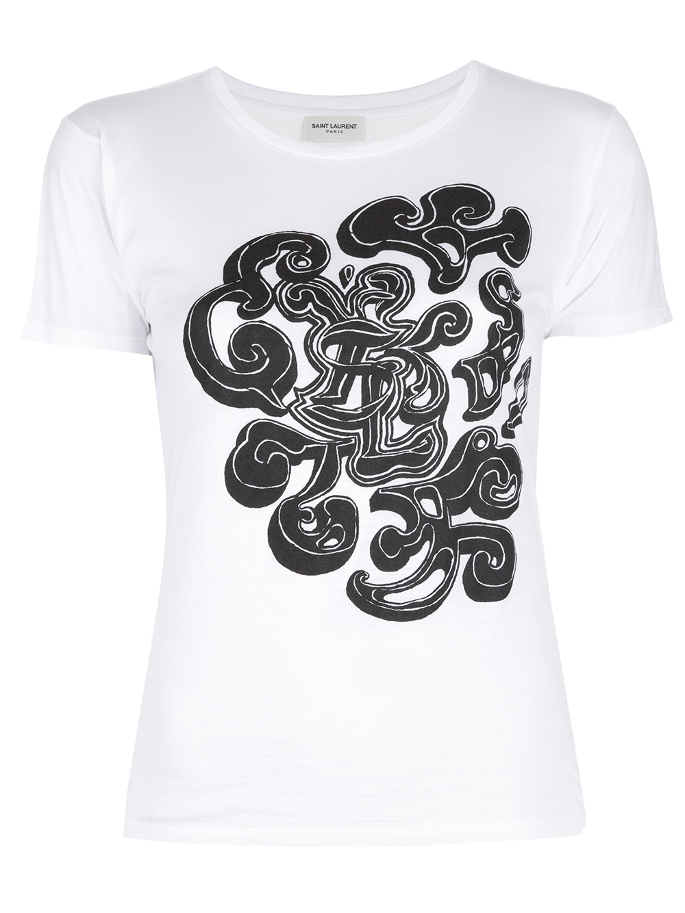 saint laurent shirt white