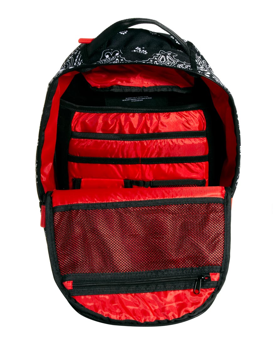 black bandana backpack