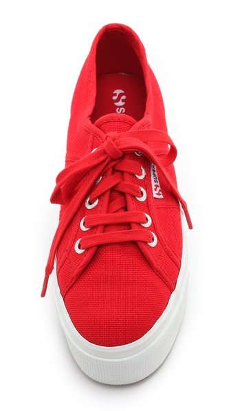 Lyst - Superga Platform Sneakers in Red