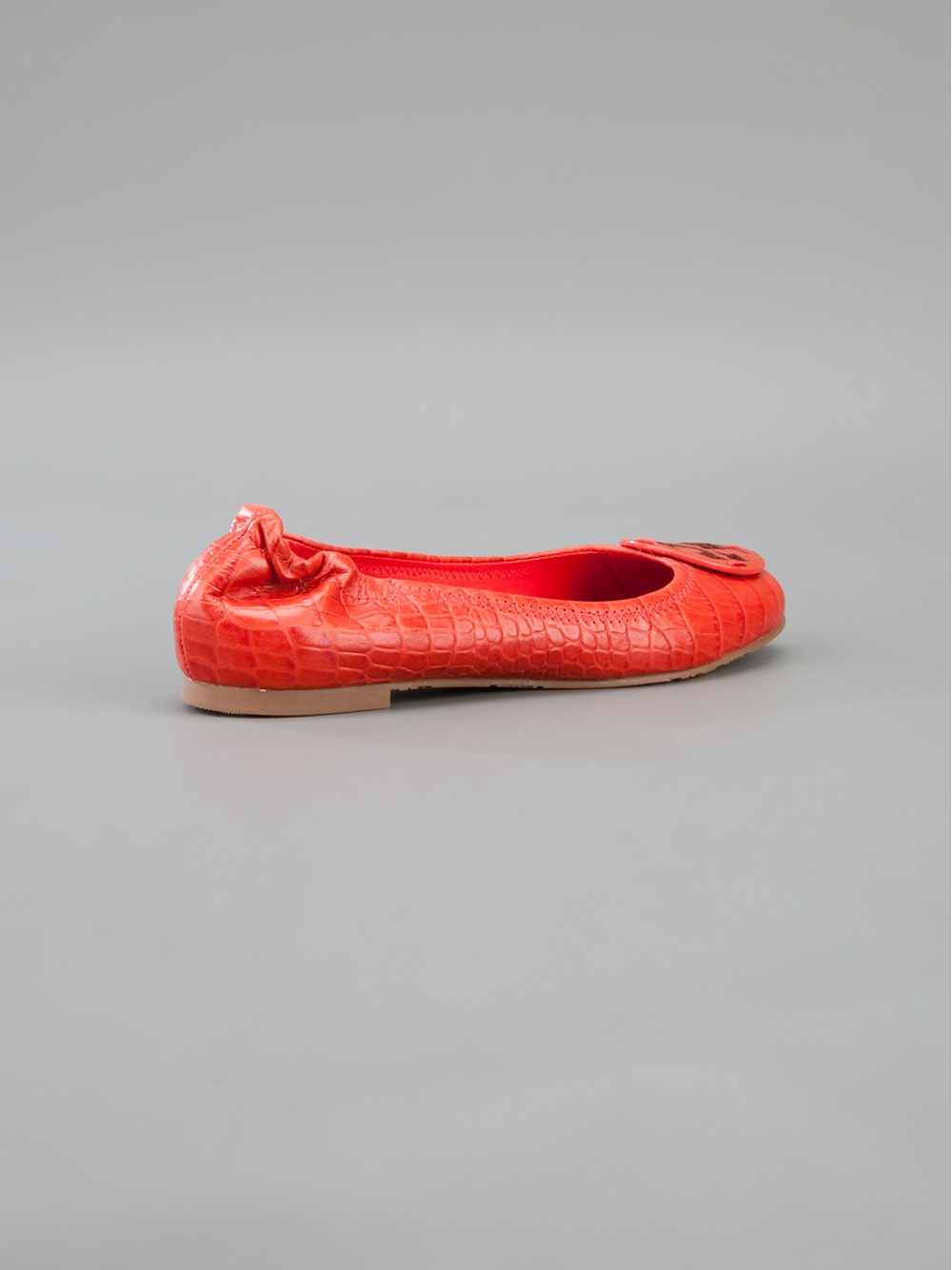 tory burch red patent flats