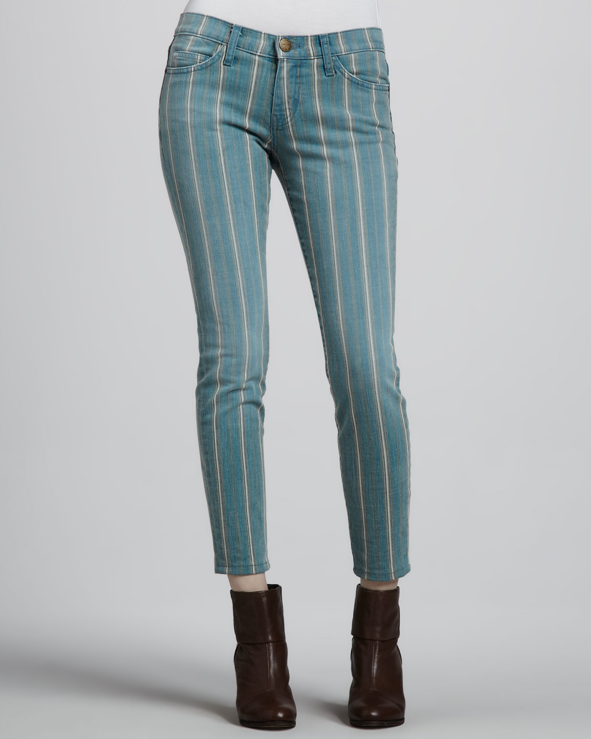 blue stripe jeans