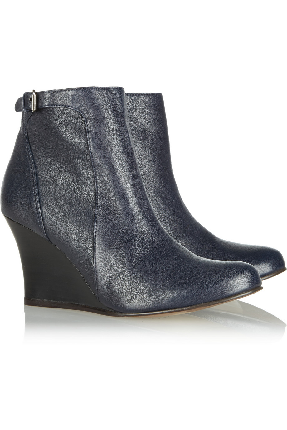 lanvin leather boots