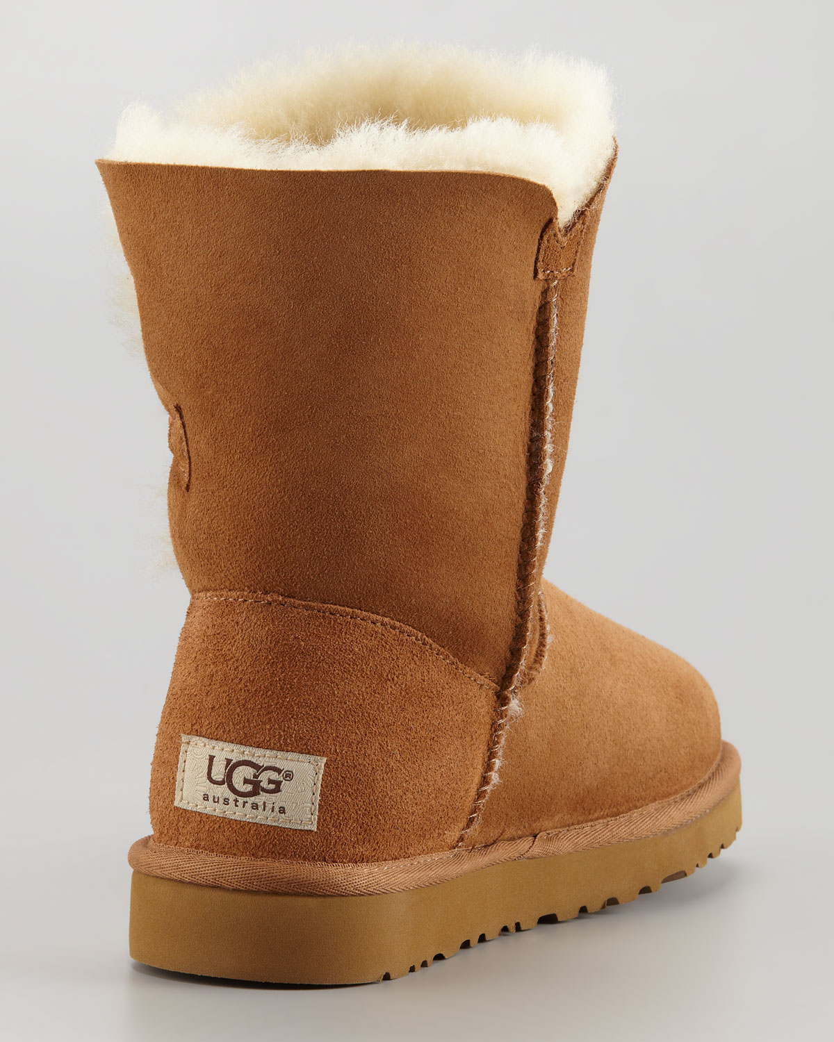 Lyst - UGG Bailey Button Short Boot in Brown