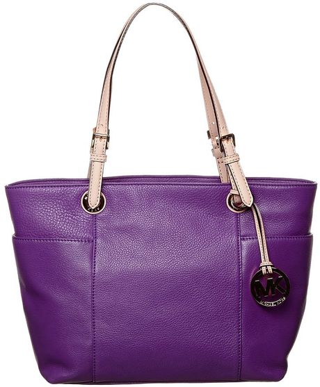 Michael Kors Purple Tote Handbags | semashow.com