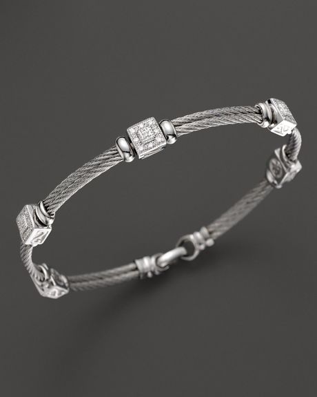 Charriol Classique Collection 18k White Gold and Stainless Steel ...