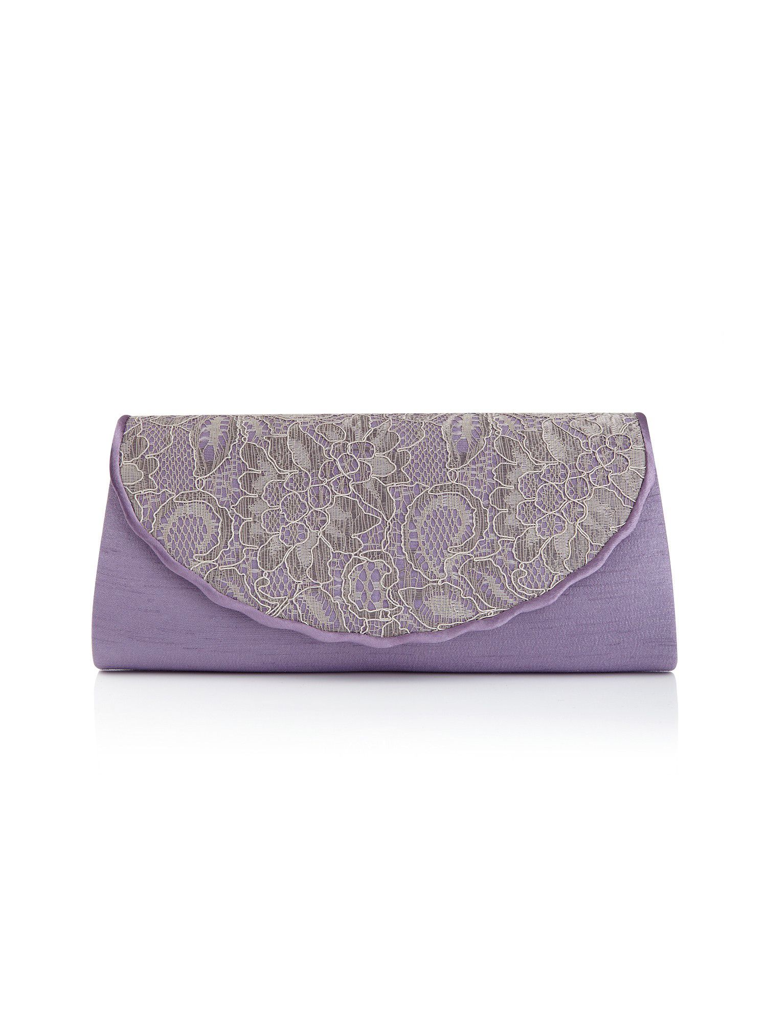 Jacques Vert Lavender Lace Clutch Bag in Purple | Lyst