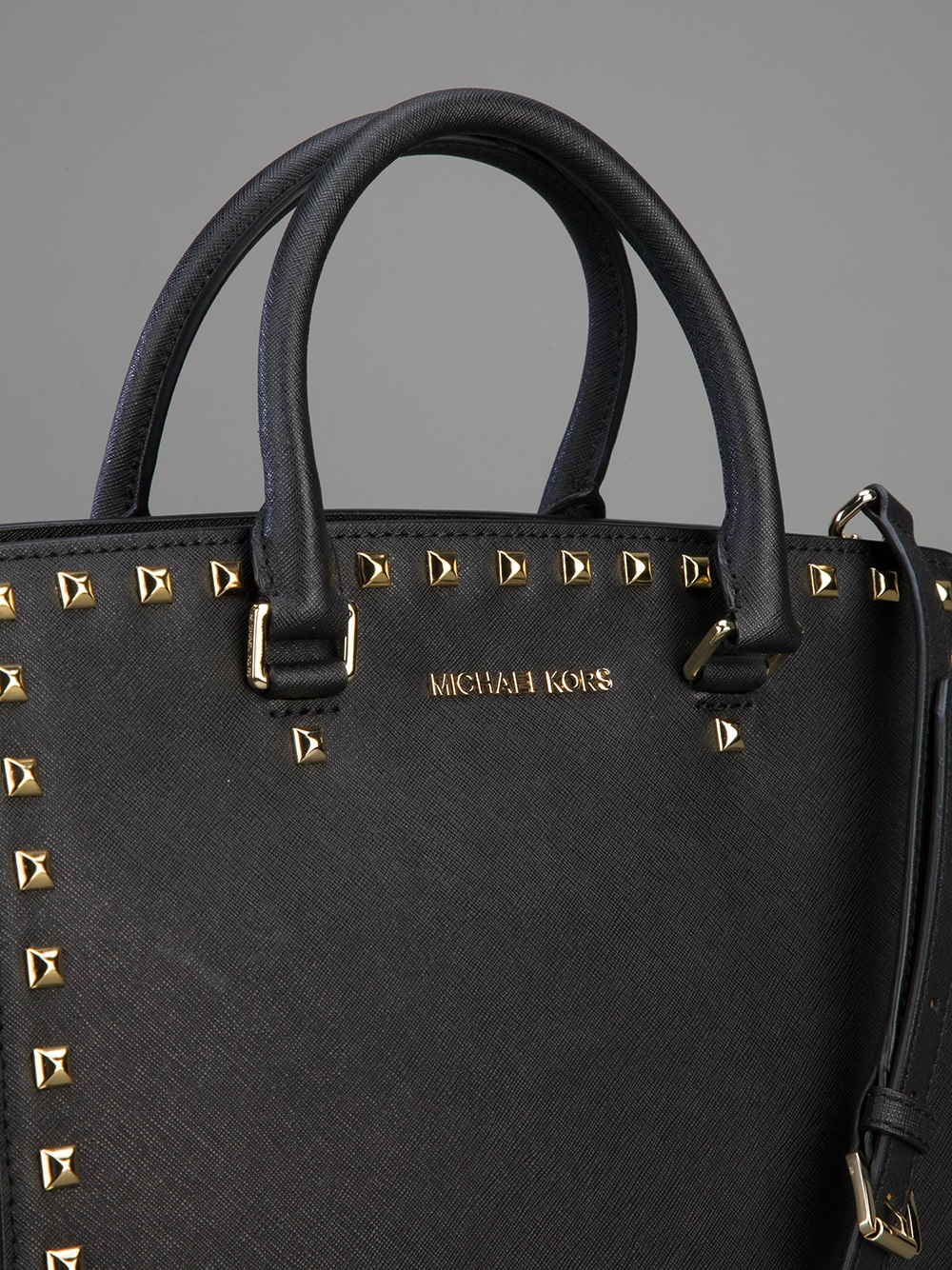 michael kors selma studded purse