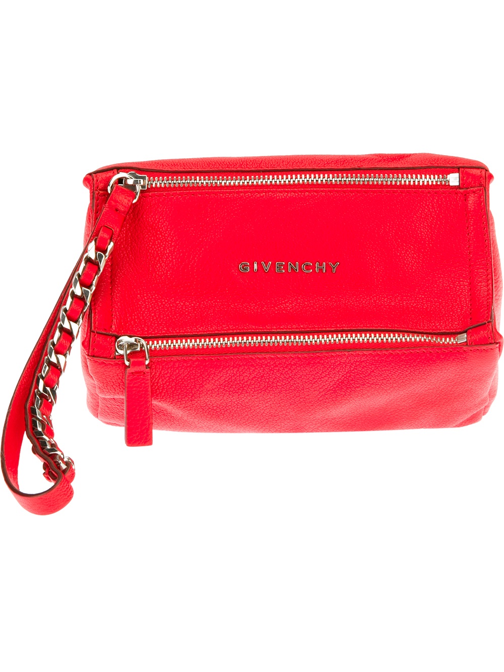 Lyst - Givenchy Pandora Clutch in Red