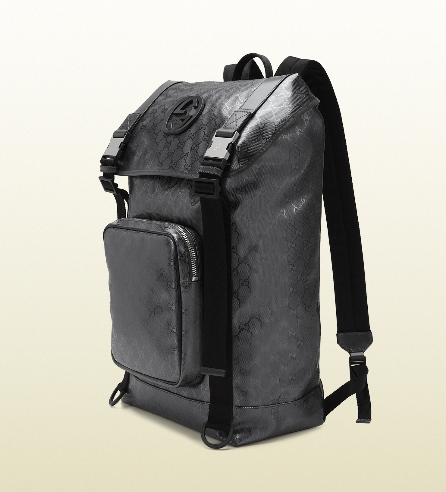 Lyst - Gucci Gg Imprime Interlocking G Backpack in Black for Men