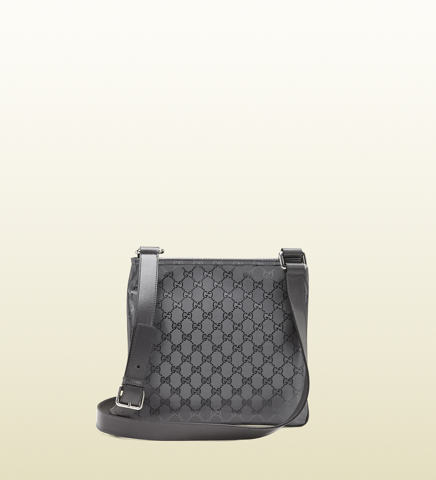 grey gucci man bag