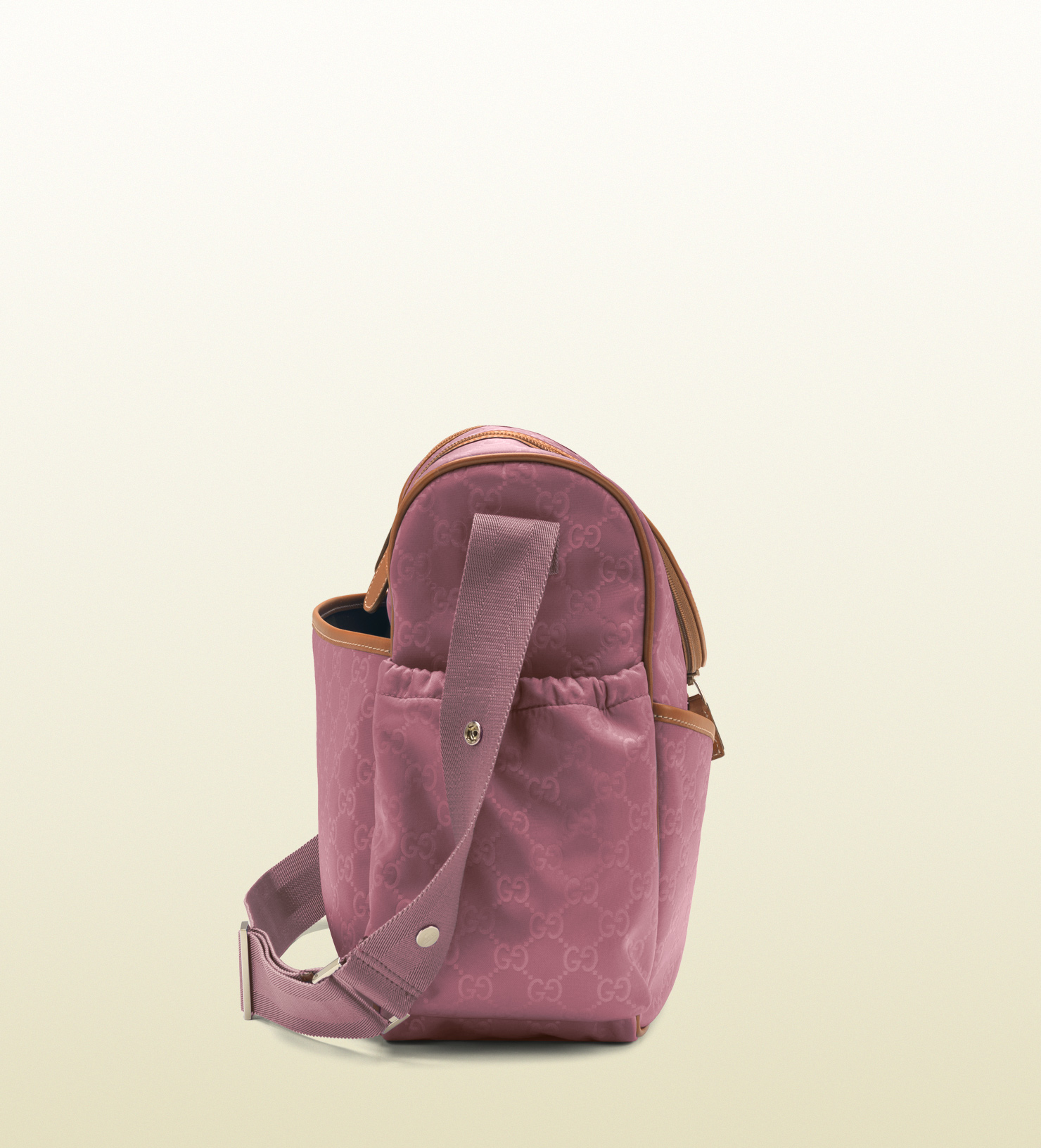 gucci diaper bag pink trim