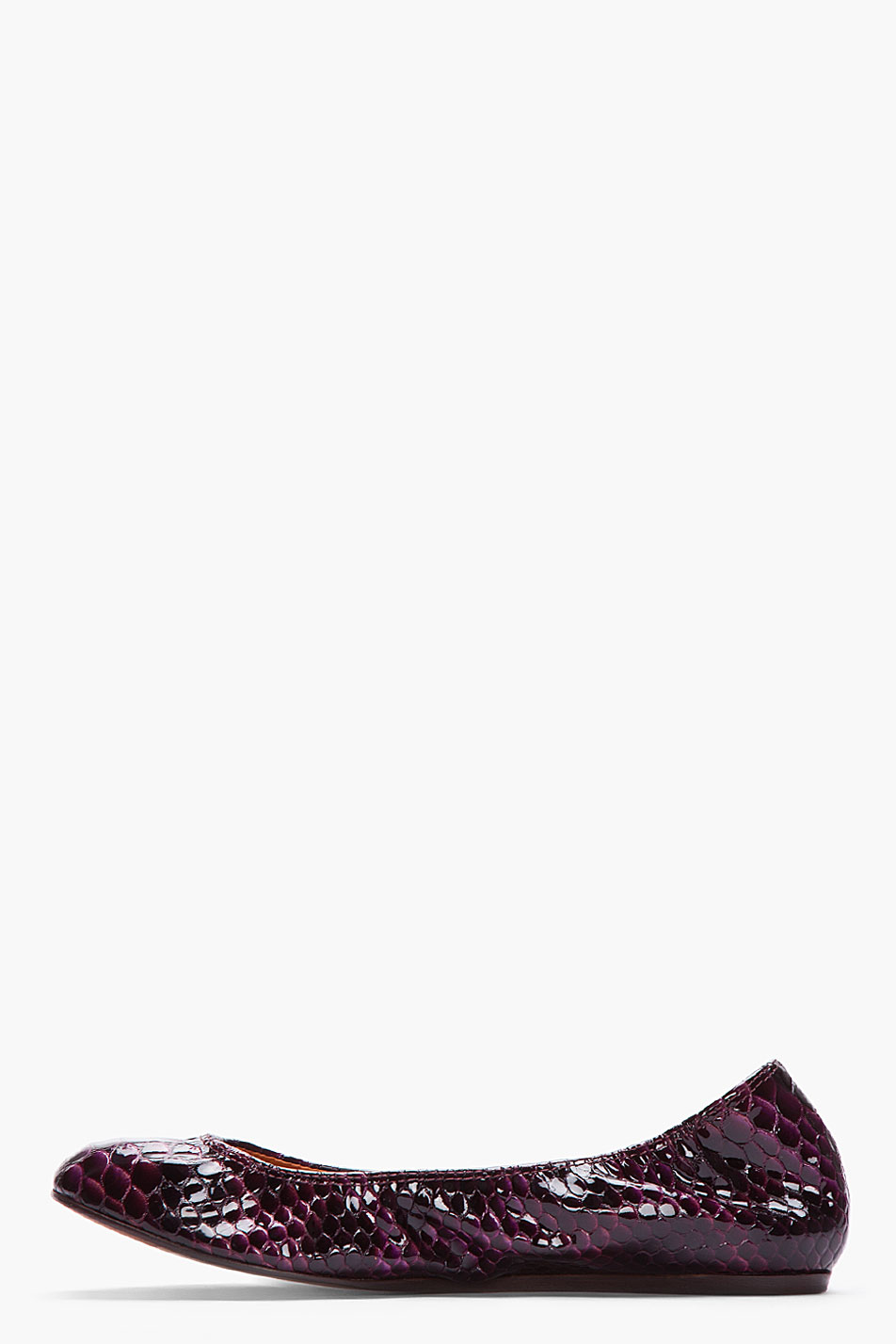 plum colored flats
