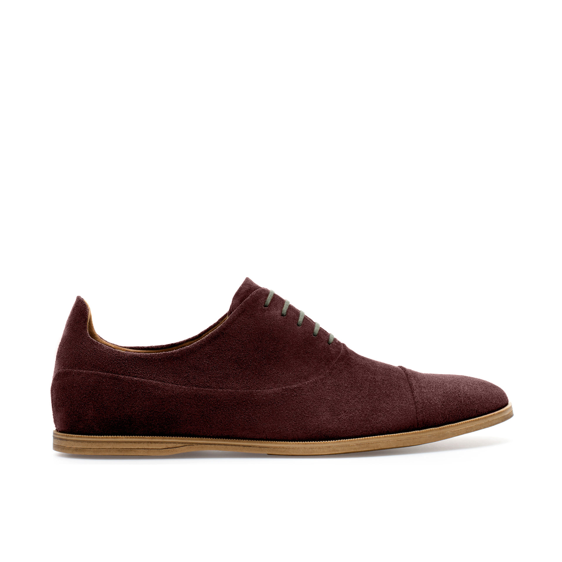 Zara Suede Oxford Shoe in Brown for Men Lyst