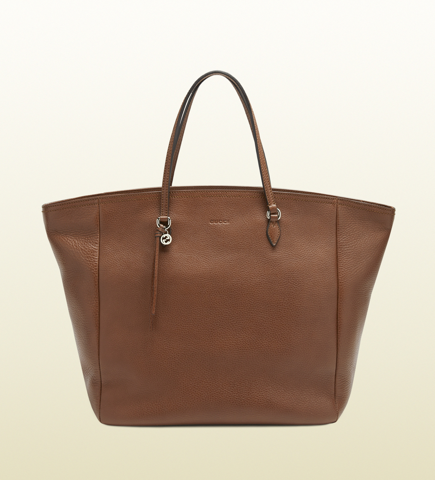 Lyst - Gucci Bree Leather Tote in Brown