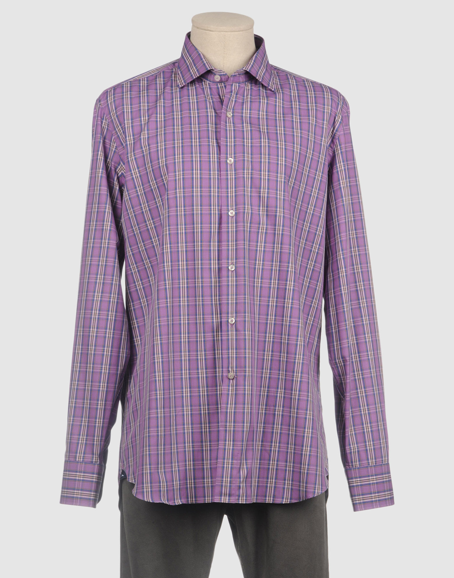 dark purple long sleeve dress shirt