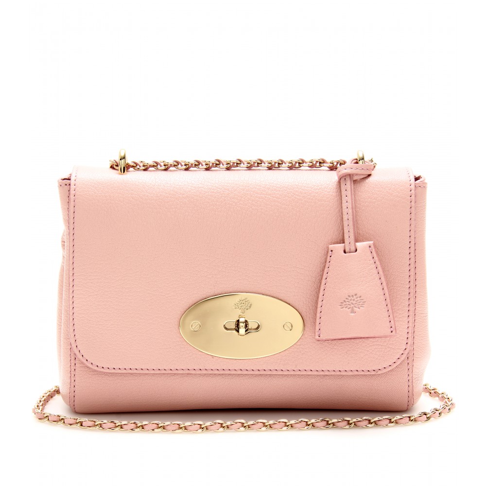 Mulberry Lily Grainy Leather Shoulder Bag in Pink (blush) | Lyst