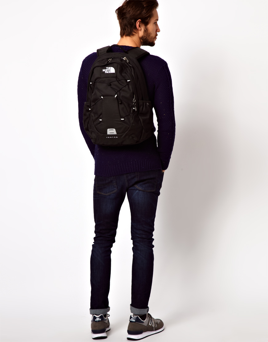 north face backpack jester black