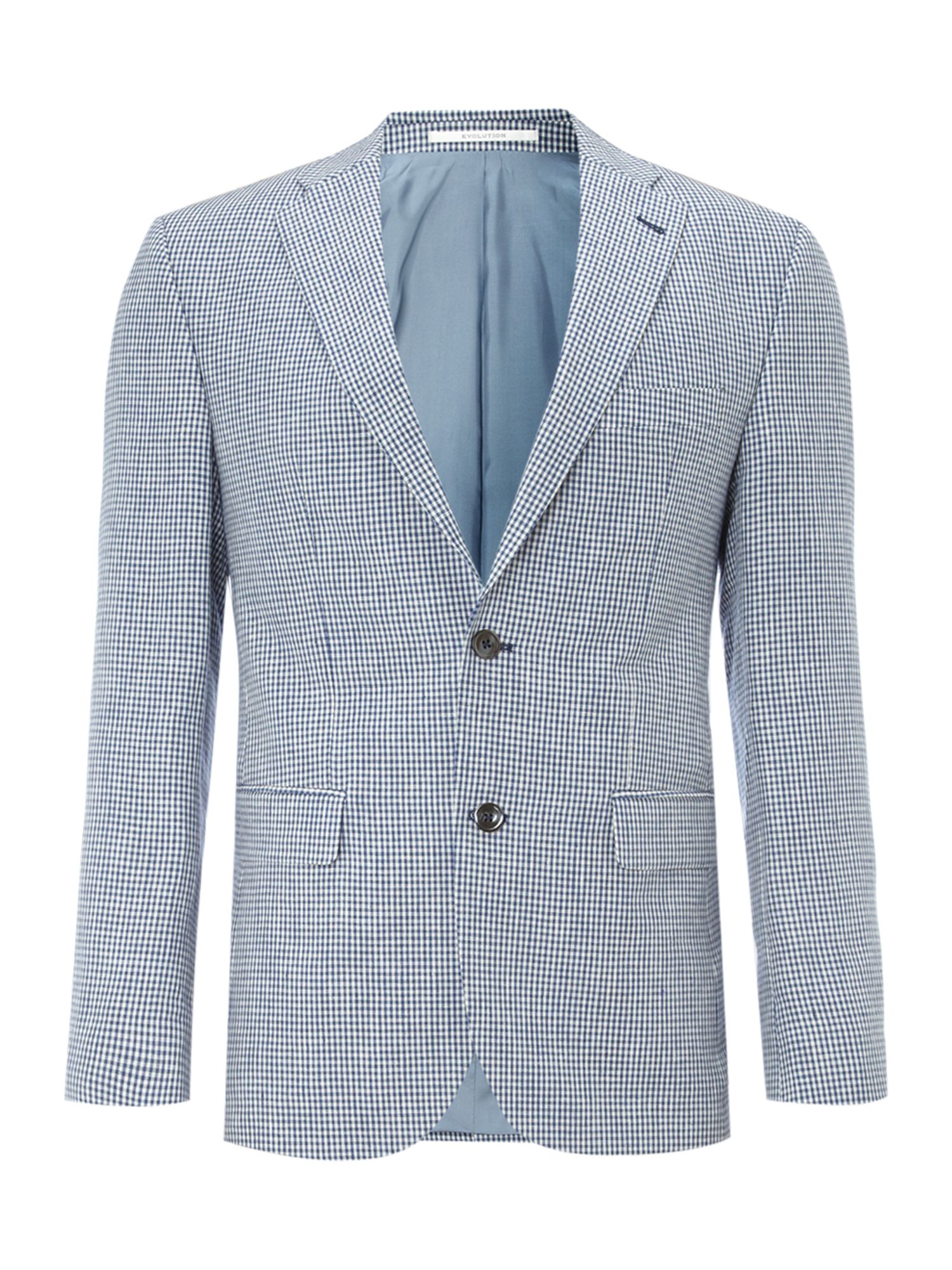 Baumler Linen Gingham Jacket in Blue for Men | Lyst