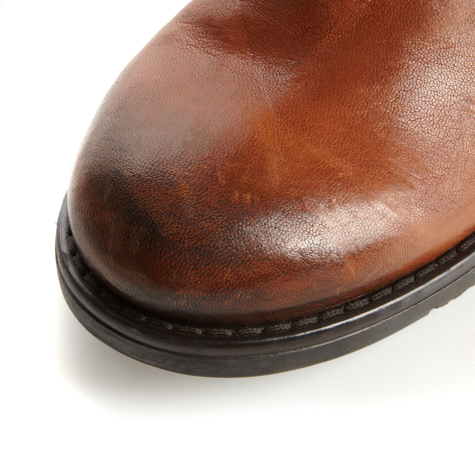 dune brown biker boots