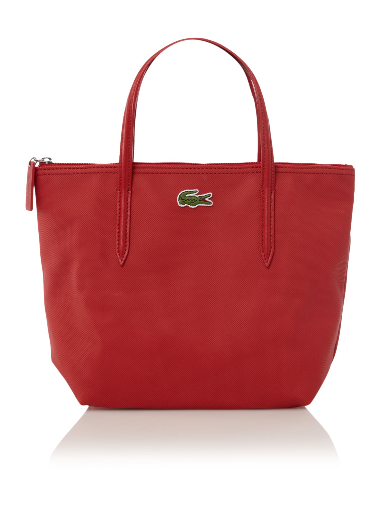 Lacoste Small Shopping Bag in Red | Lyst