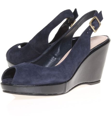 Carvela Kurt Geiger Auto Court Shoes in Blue (Navy) | Lyst