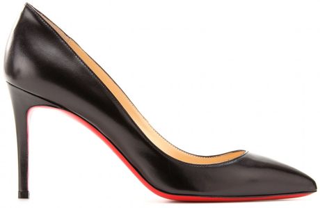 Christian Louboutin Pigalle 85 Leather Pumps in Black | Lyst