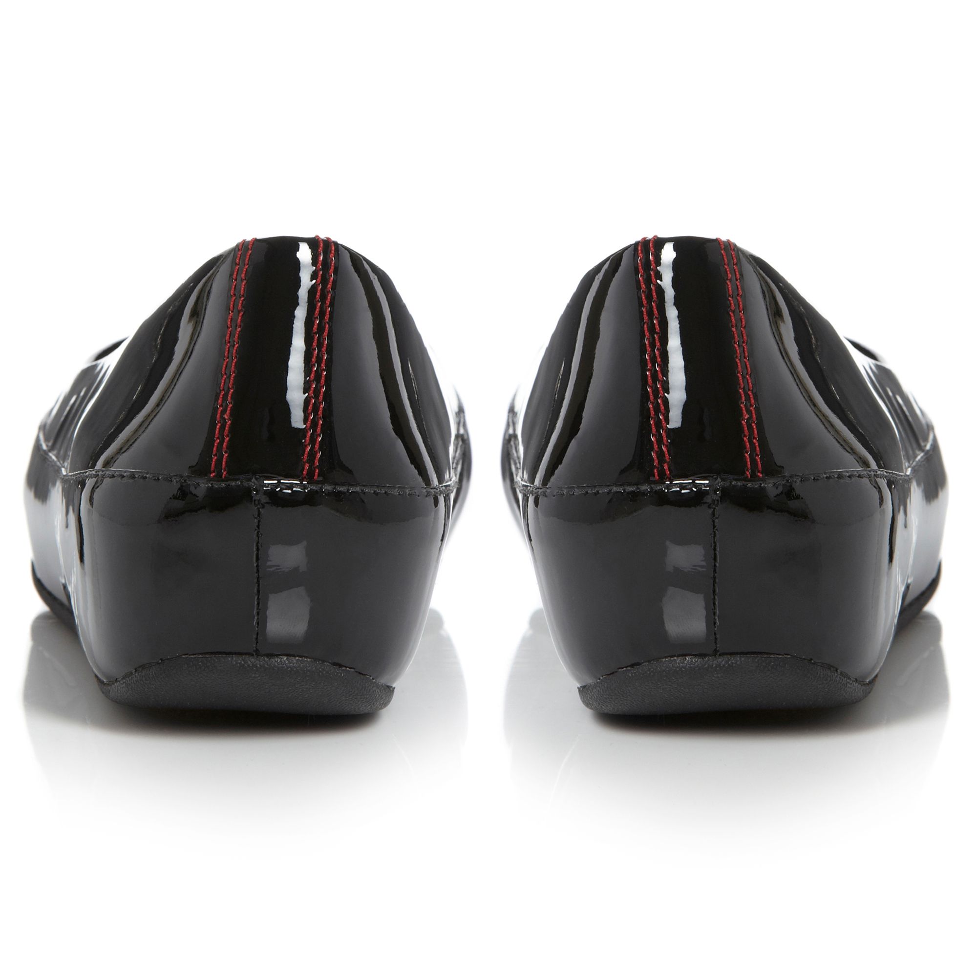 fitflop black patent shoes