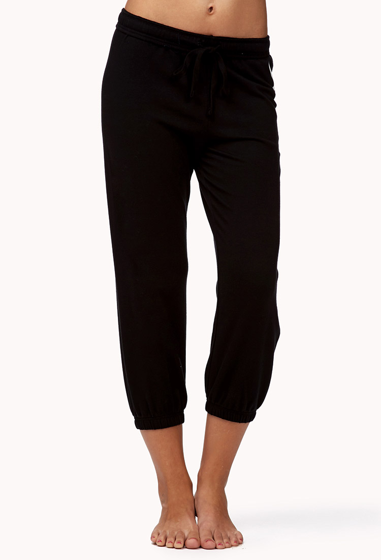 black sweatpants forever 21