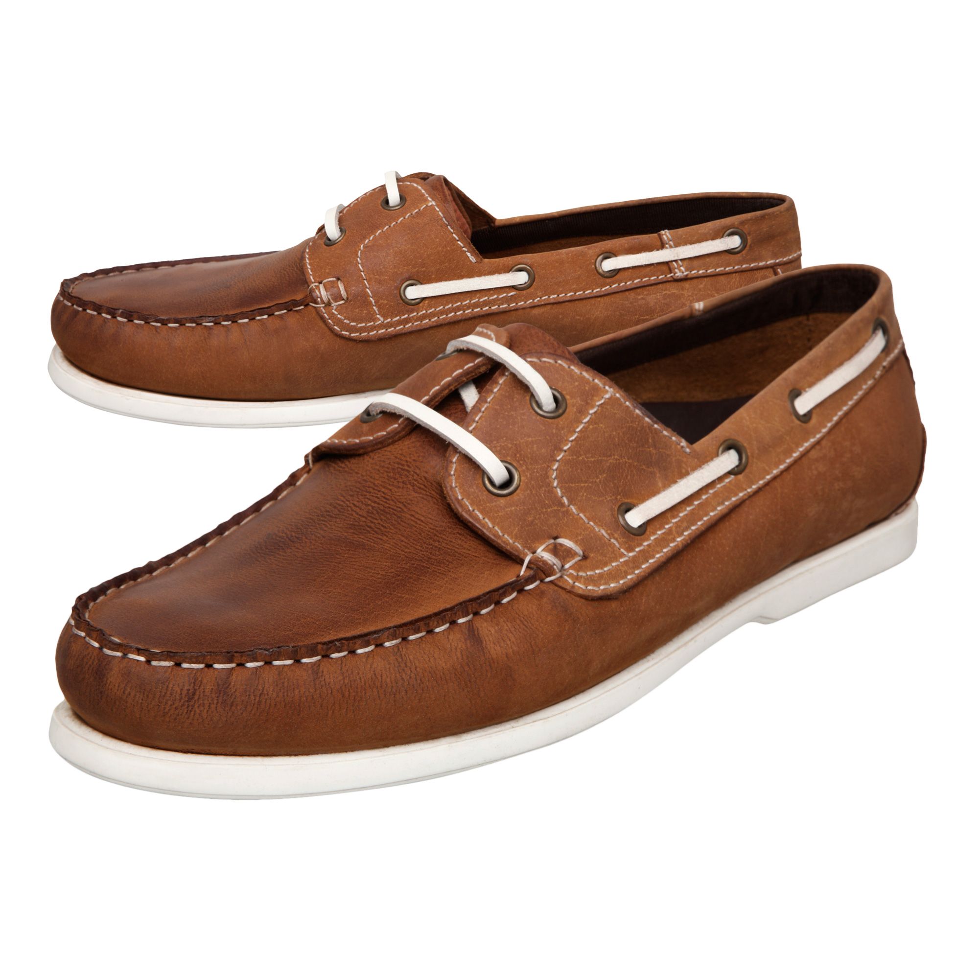 Howick Barry Classic Boat Shoe in Brown for Men | Lyst