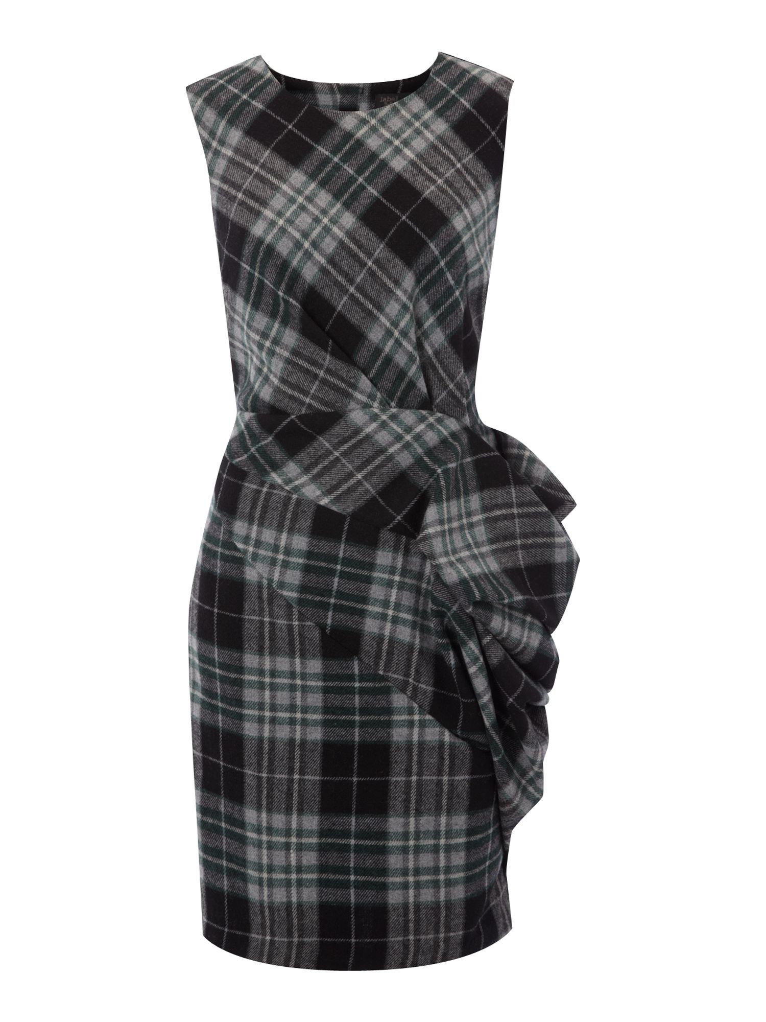 Label lab Brandy Check Dress in Black Lyst