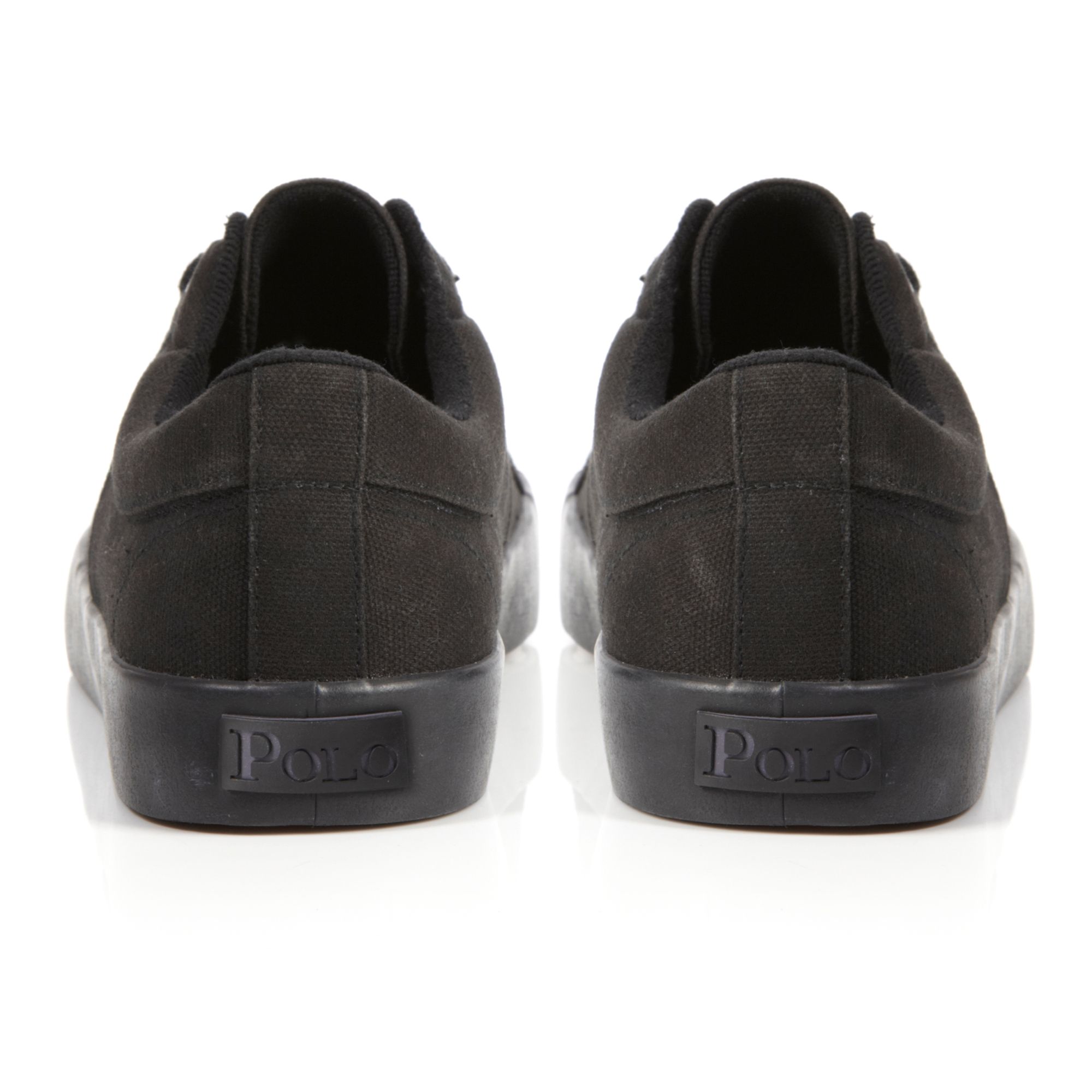 Polo ralph lauren Bolingbrook Casual Trainers in Black for Men | Lyst