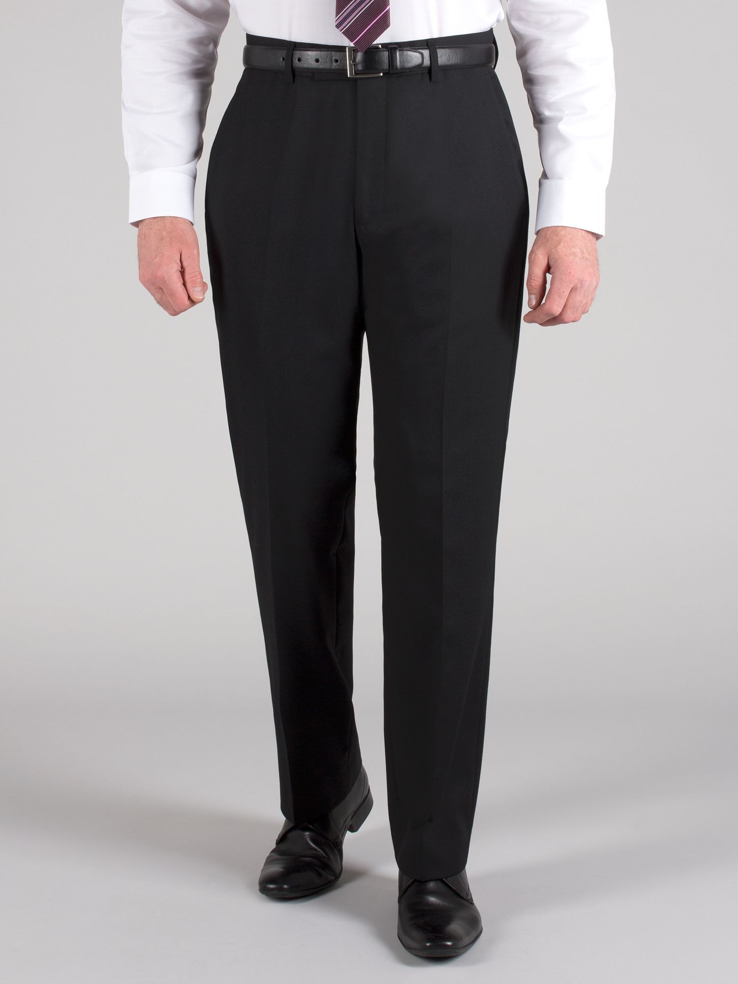 Racing green Black Plain Twill Trousers in Black for Men | Lyst