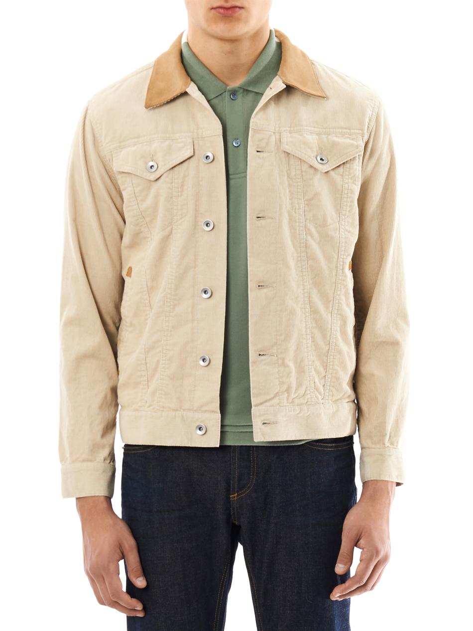 Lyst - Steven Alan Corduroy Jacket in Natural for Men