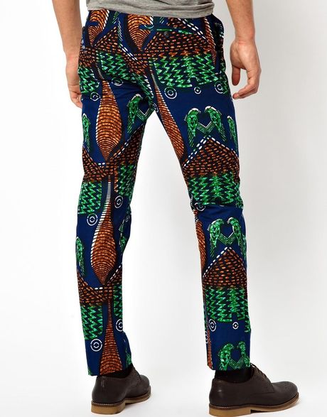 Christopher Shannon By Dent De Man Parrot Print Pants in Multicolor for ...