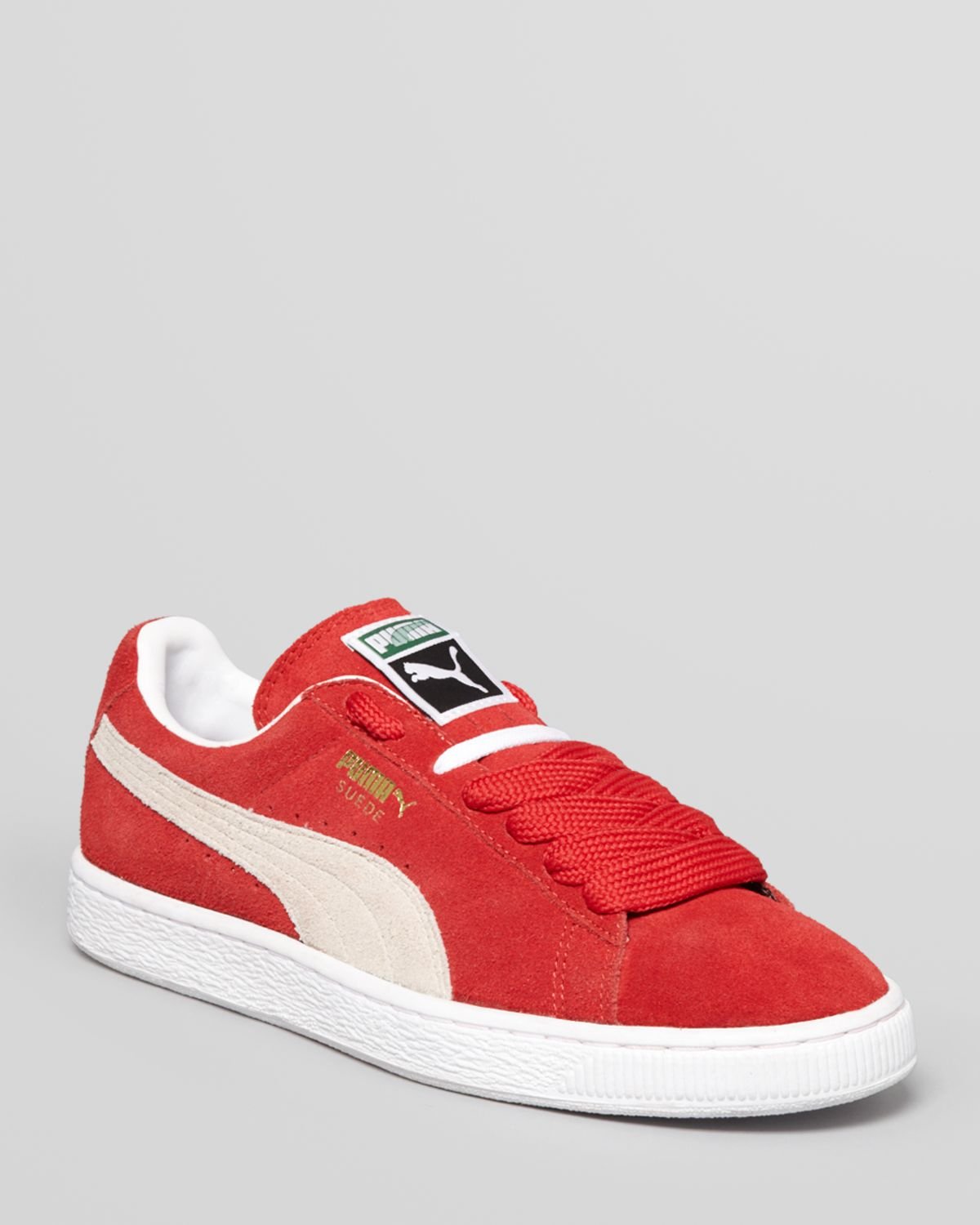 red colour shoes puma