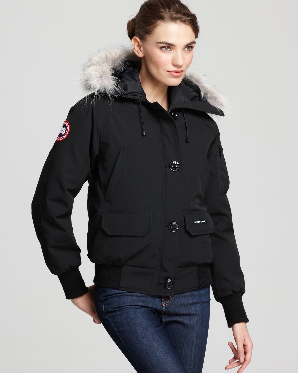 Canada goose Rossclair Parka Fusion Fit in Black | Lyst