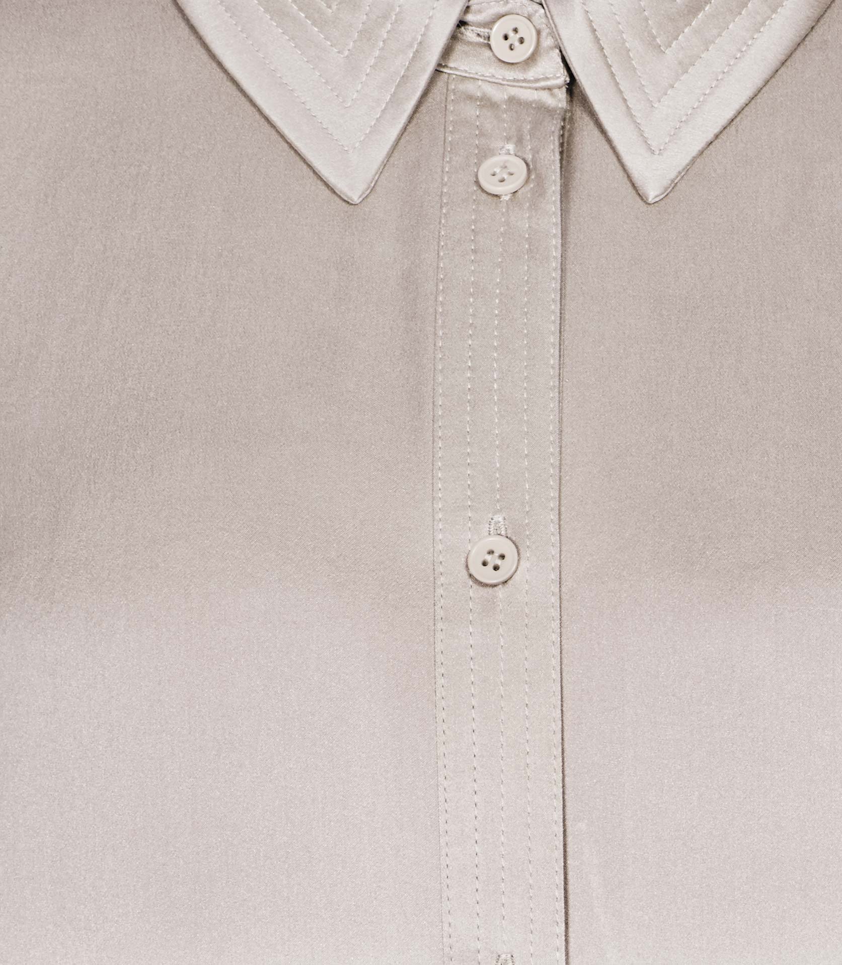 Reiss Dahlia Top Stitching Shirt in Gray Lyst