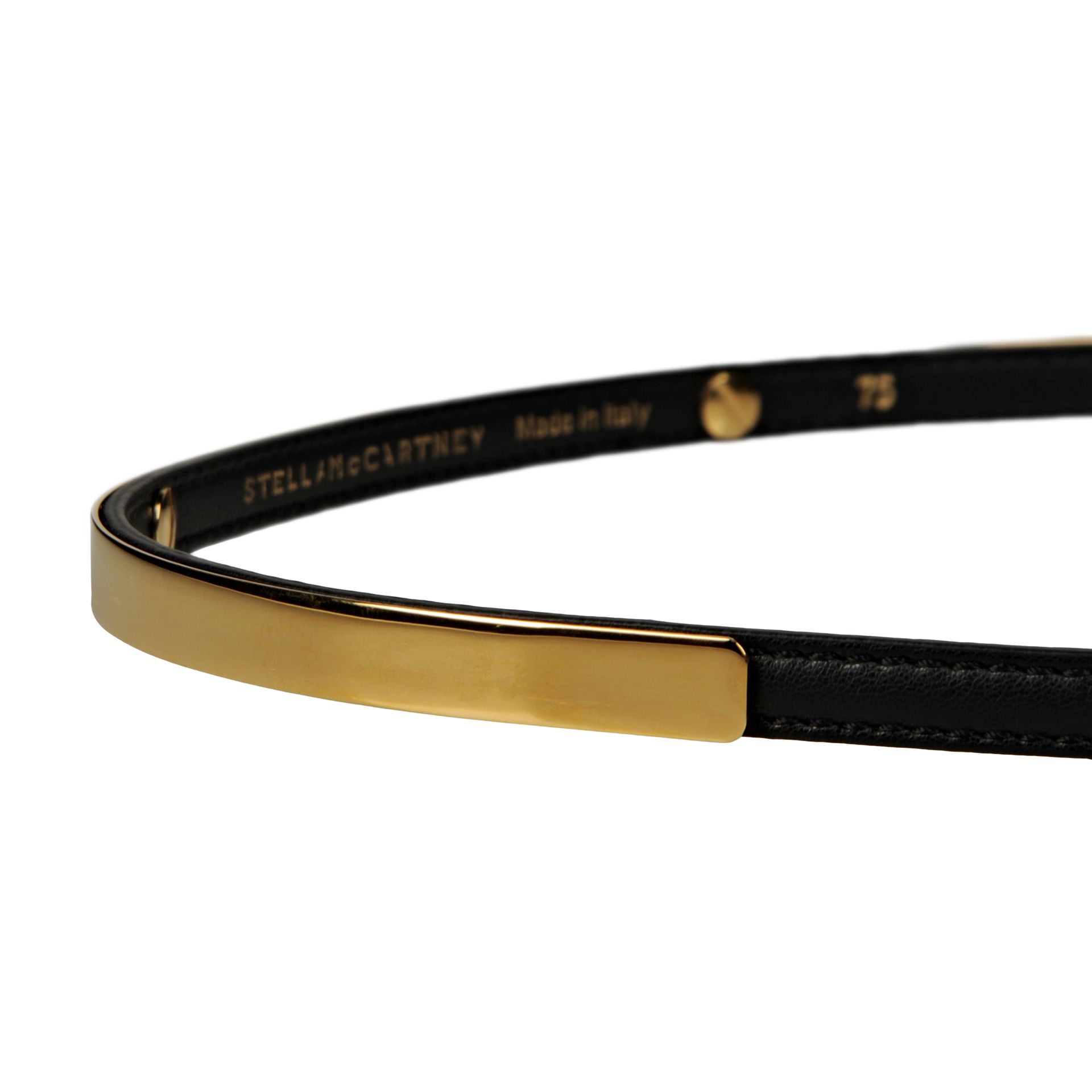 Lyst Stella mccartney Skinny Belt in Black