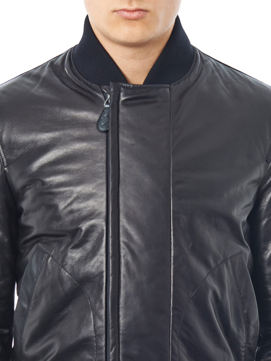 bottega veneta men's leather jacket
