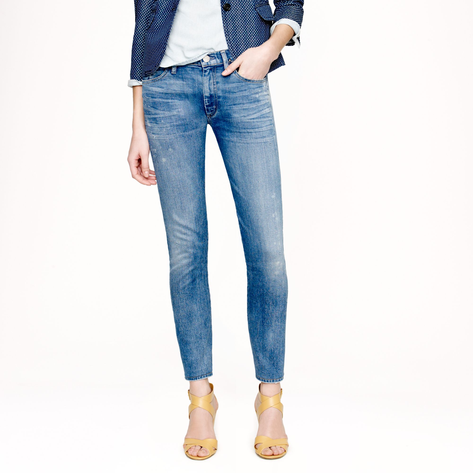 Lyst - J.Crew Goldsign For Jcrew Jenny Jean in Cahuenga Wash in Blue