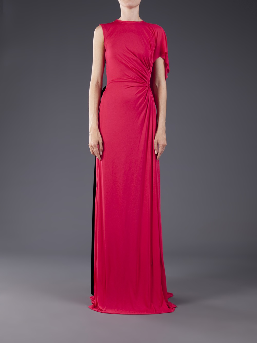 Nina ricci Laceback Gown in Purple | Lyst